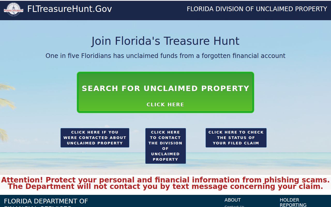 Eustis resident lookup in Florida Treasure Hunt
